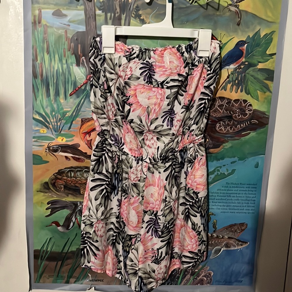 Tropical Tube Top Romper